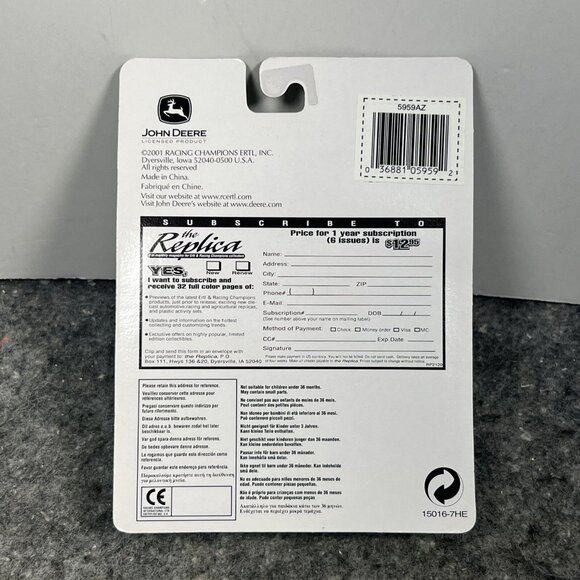 JOHN DEERE 1560 GRAIN DRILL-1/64-NICE-PACKAGED-2001 ERTL - Picture 5 of 7